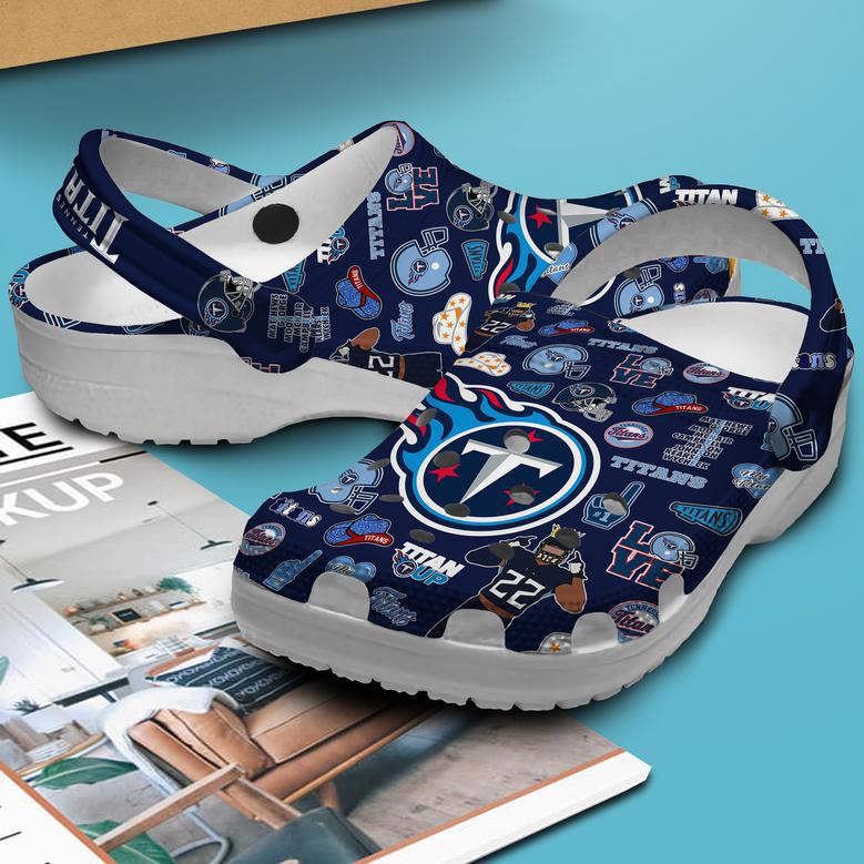 Tennessee Titans Nfl Sport Crocs Crocband Clogs Shoes