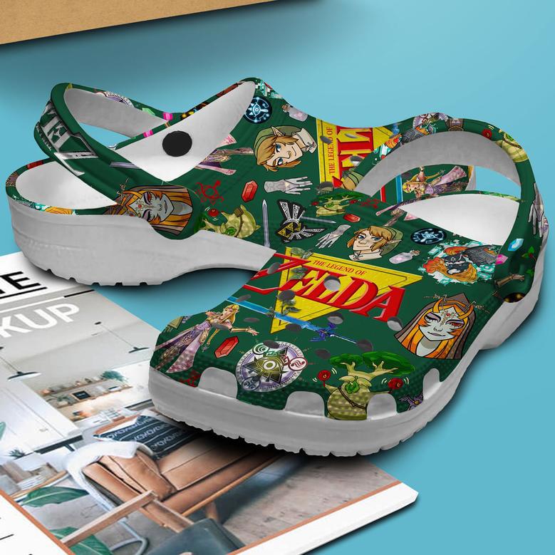 The Legend Of Zelda Game Crocs Crocband Clogs Shoes