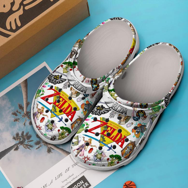 The Legend Of Zelda Game Crocs Crocband Clogs Shoes