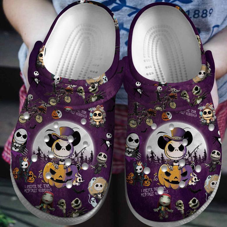 The Nightmare Before Christmas Cartoon Crocs Crocband Clogs Shoes