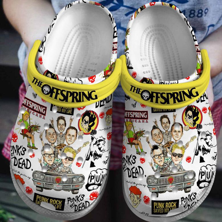 The Offspring Music Crocs Crocband Clogs Shoes