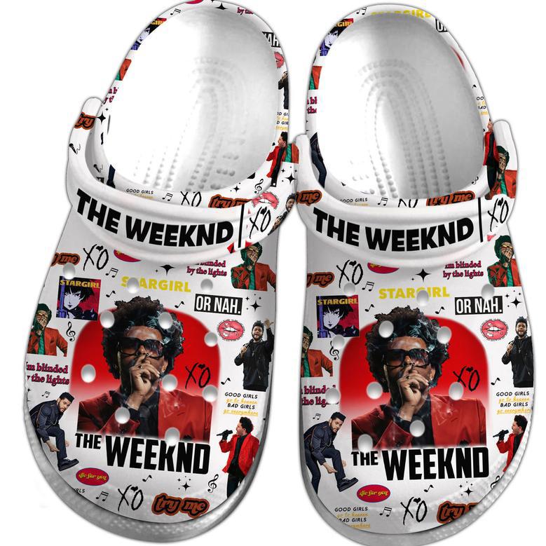 The Weeknd Music Crocs Crocband Clogs Shoes