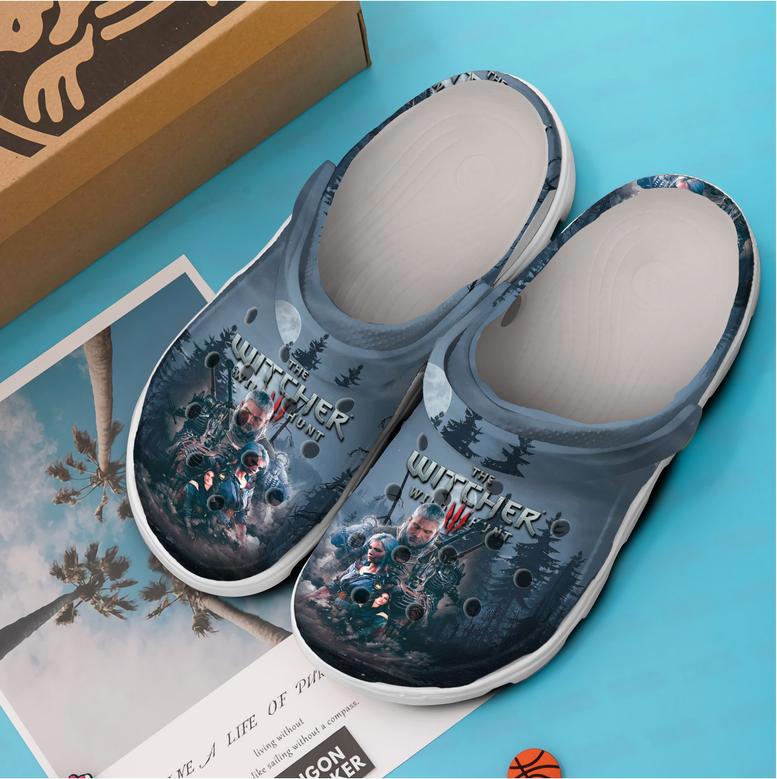 The Witcher Tv Series Crocs Crocband Clogs Shoes