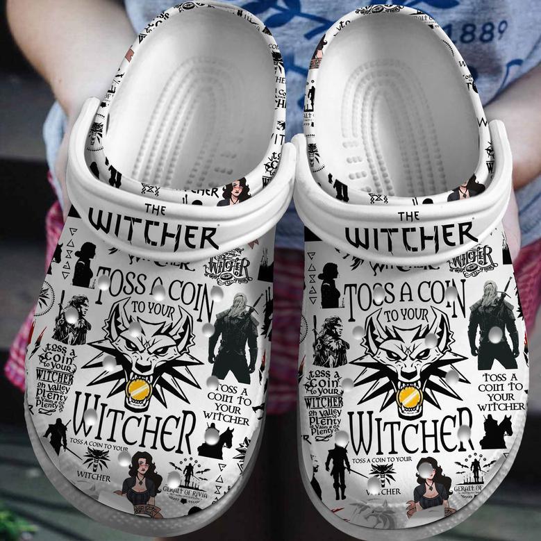 The Witcher Tv Series Crocs Crocband Clogs Shoes