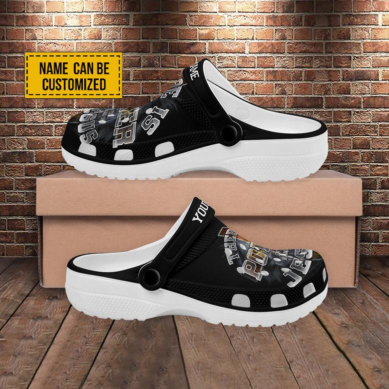 There Is Power In The Name Of Jesus Customized Crocs Crocband Clogs Shoes Gift For Jesus Lovers