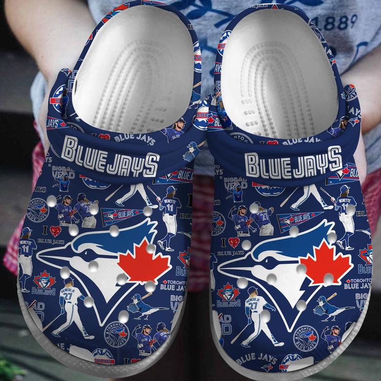 Toronto Blue Jays Mlb Sport Crocs Crocband Clogs Shoes