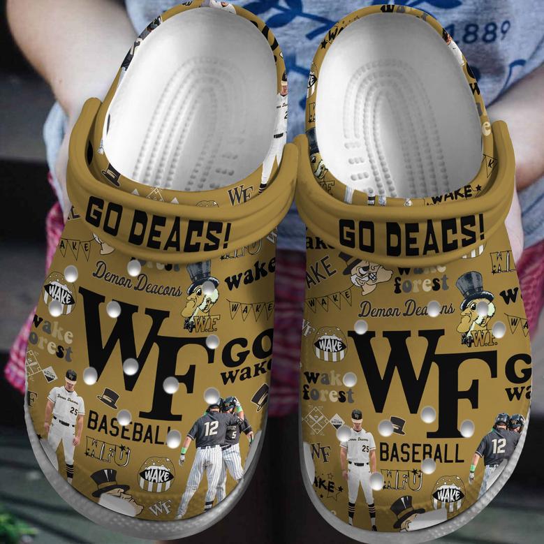 Wake Forest Demon Deacons Ncaa Sport Crocs Crocband Clogs Shoes