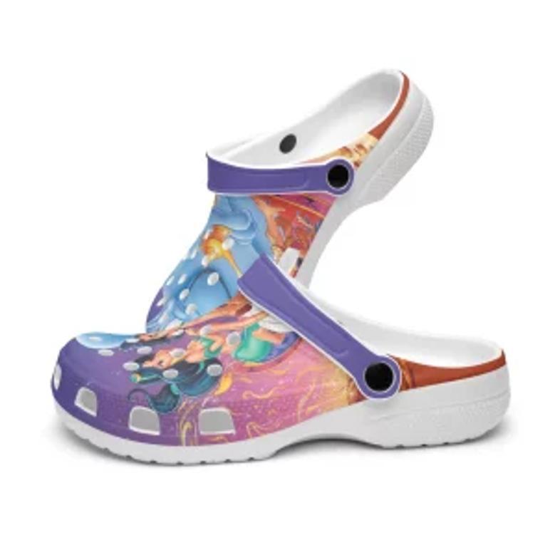 Aladdin Cartoon Crocs Crocband Shoes Clogs Custom Name For Men Women And Kids