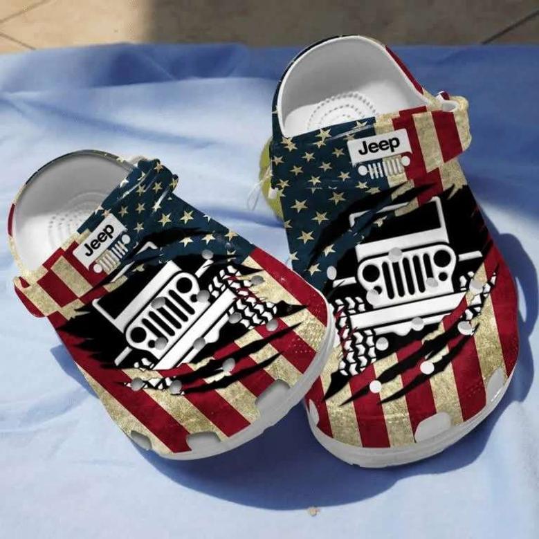 American Jeep Crocband Clog Shoes For Jeep Lover