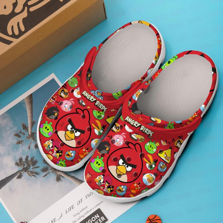 Angry Birds Game Crocs Crocband Clogs Shoes