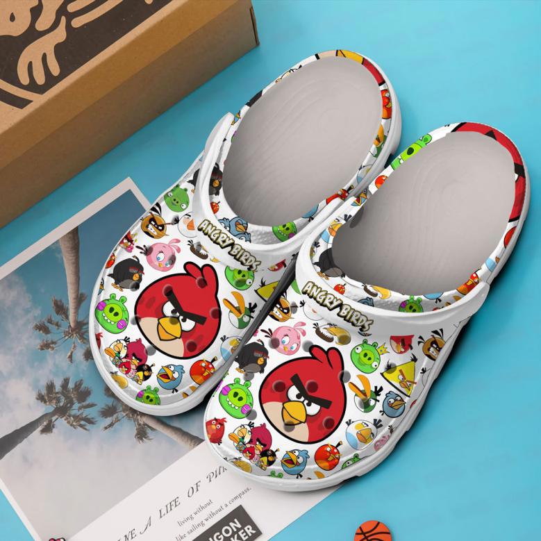 Angry Birds Game Crocs Crocband Clogs Shoes