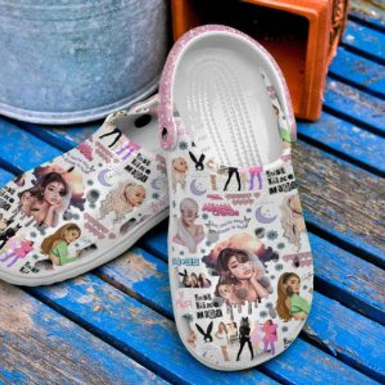 Ariana Grande Music Crocs Crocband Clogs Shoes