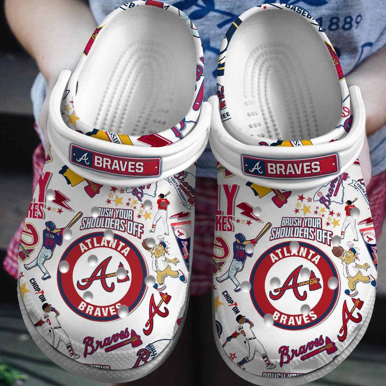 Atlanta Braves
Baseball Team Mlb Sport Custom Name Crocs Clogs Crocband Shoes