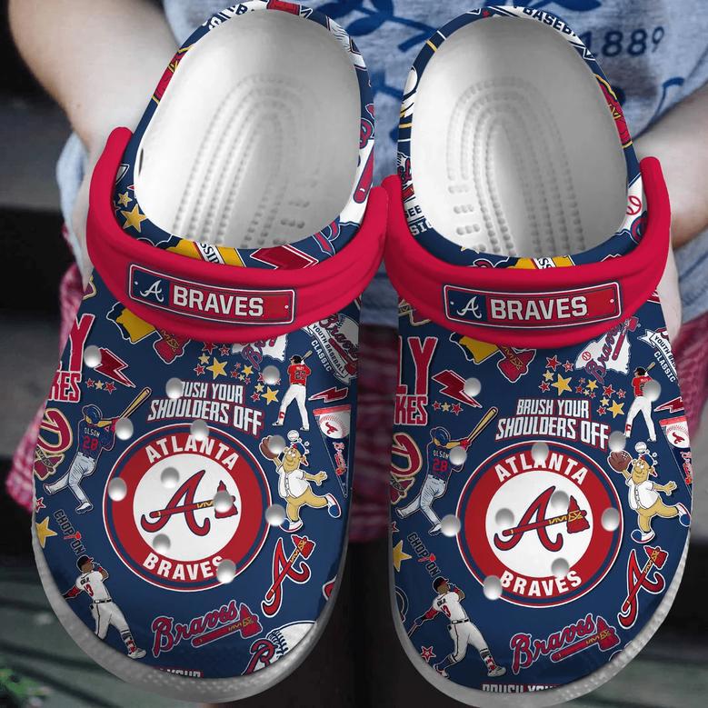 Atlanta Braves
Baseball Team Mlb Sport Custom Name Crocs Clogs Crocband Shoes