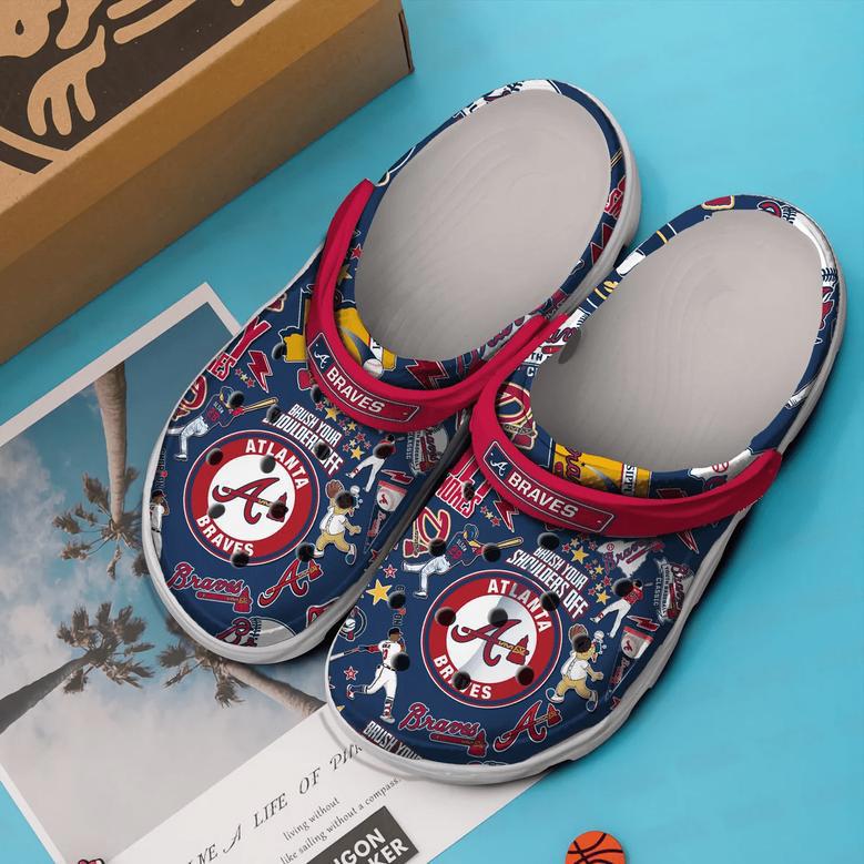 Atlanta Braves
Baseball Team Mlb Sport Custom Name Crocs Clogs Crocband Shoes