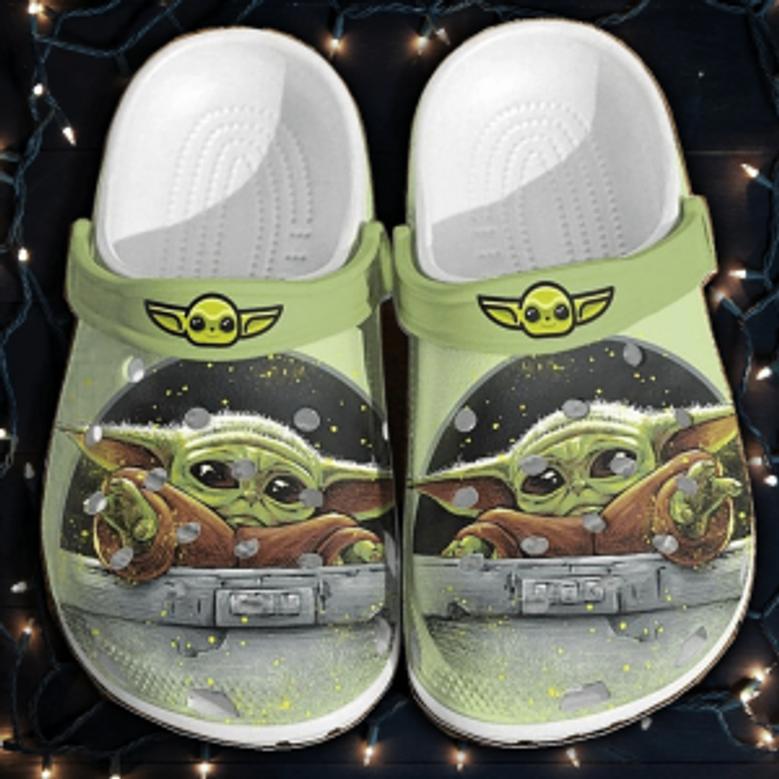 Baby Yoda Crocs Clog Shoes