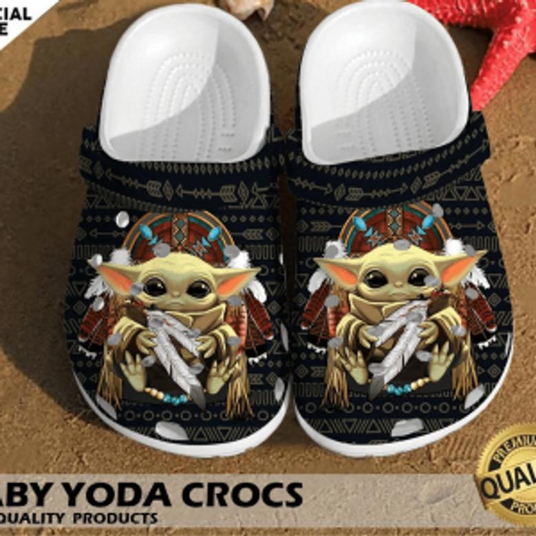 Baby Yoda Crocs Clog Shoes