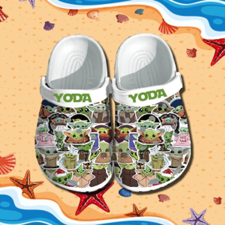 Baby Yoda Crocs Clog Shoes