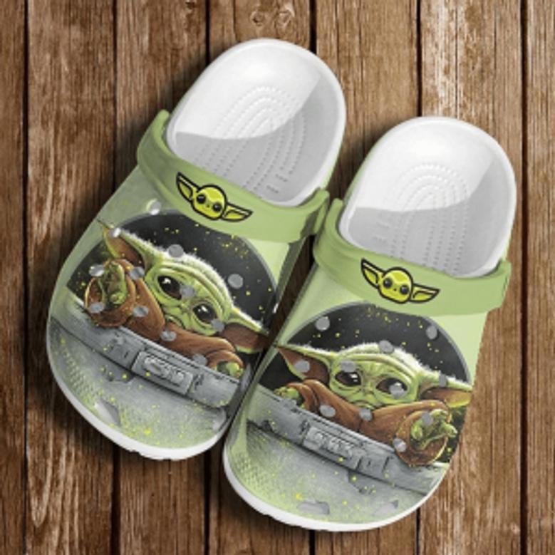 Baby Yoda Crocs Clog Shoes