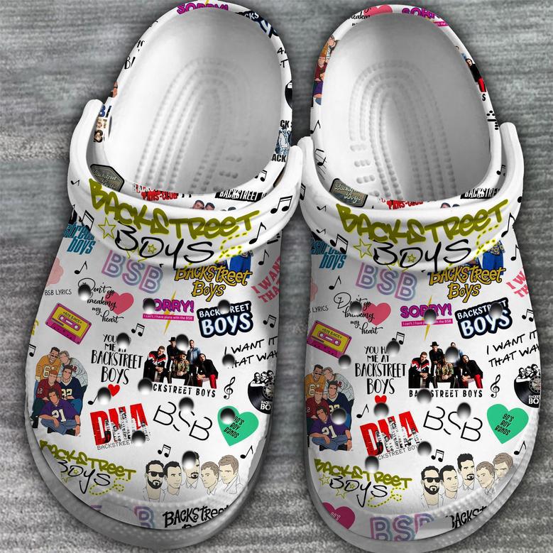 Backstreet Boys Band Music Crocs Crocband Clogs Shoes