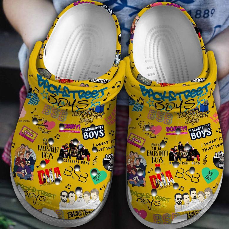 Backstreet Boys Band Music Crocs Crocband Clogs Shoes