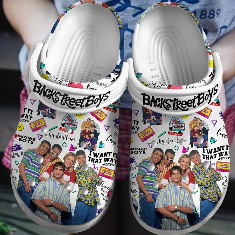 Backstreet Boys Music Crocs Crocband Clogs Shoes