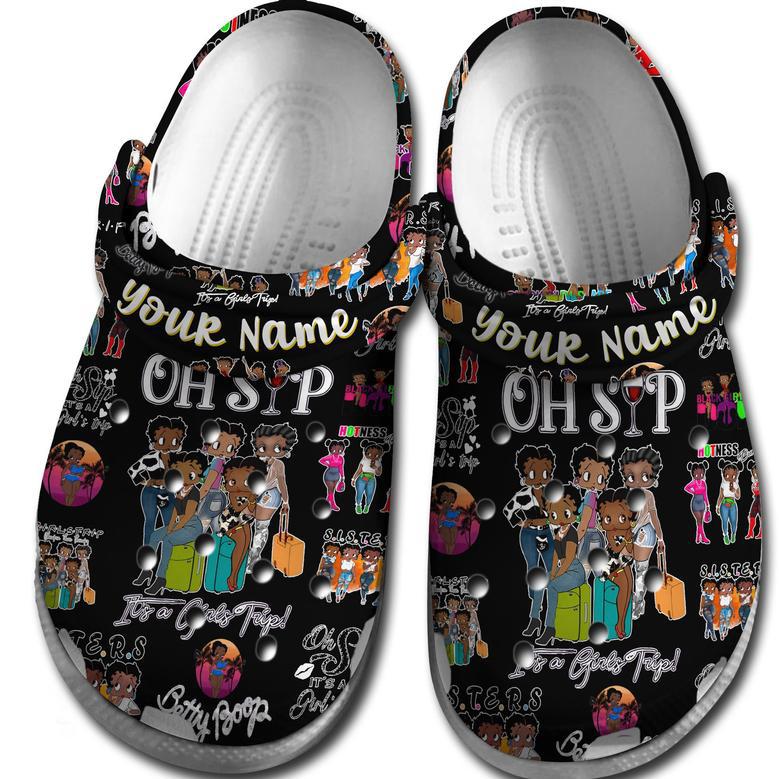 Betty Boop Cartoon Crocs Crocband Clogs Shoes