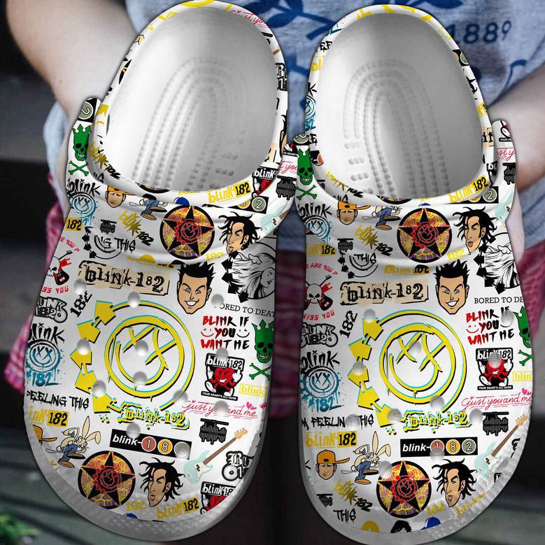 Blink 182 Band Music Crocs Crocband Clogs Shoes