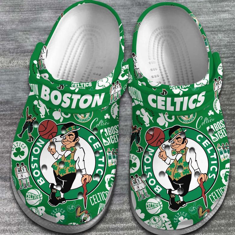 Boston Celtics Nba Sport Crocs Crocband Clogs Shoes