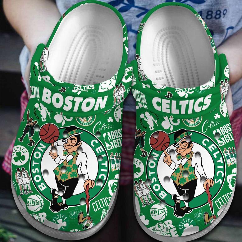 Boston Celtics Nba Sport Crocs Crocband Clogs Shoes