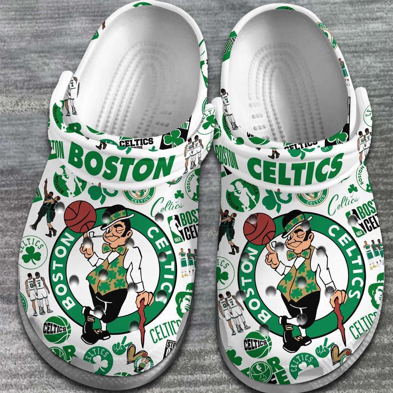 Boston Celtics Nba Sport Crocs Crocband Clogs Shoes