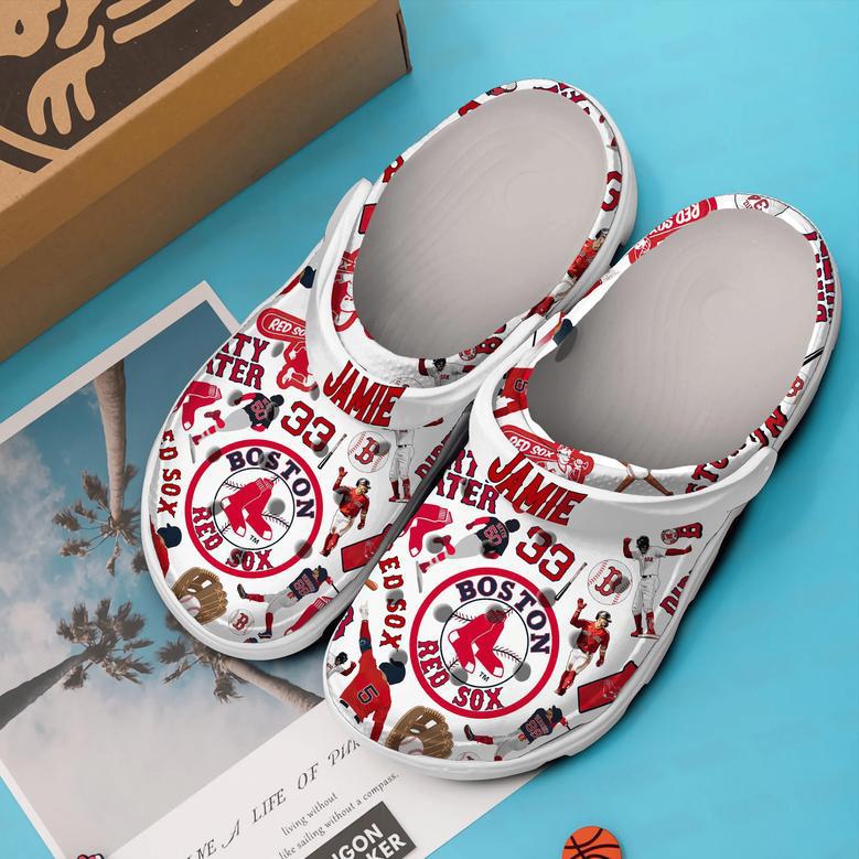 Boston Red Sox Mlb Sport Crocs Clogs Crocband Shoes