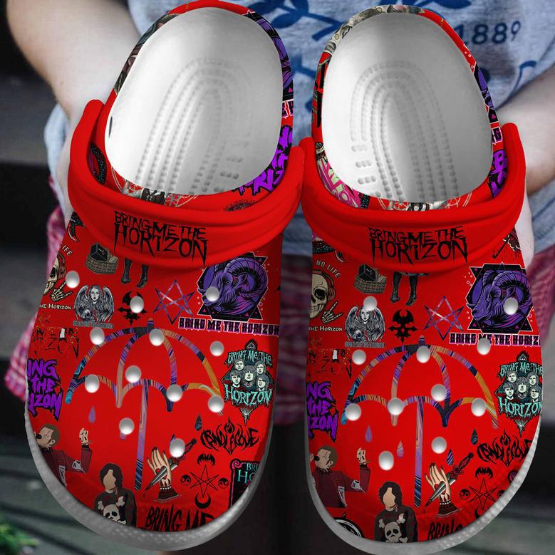 Bring Me The Horizon Rock Band Music Crocs Crocband Clogs For Men Women And Kids