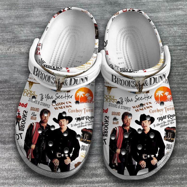 Brooks And Dunn Music Crocs Crocband Clogs Shoes