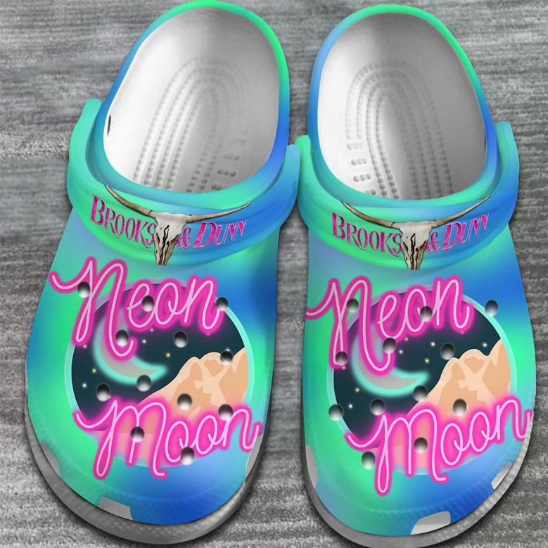 Brooks And Dunn Music Neon Moon Crocs Crocband Clogs Shoes