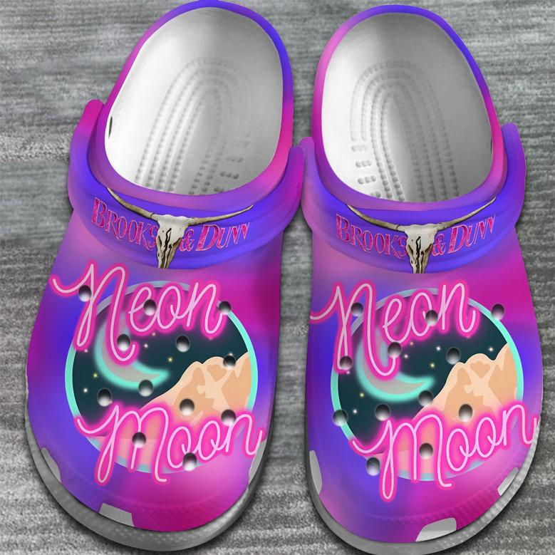 Brooks And Dunn Music Neon Moon Crocs Crocband Clogs Shoes