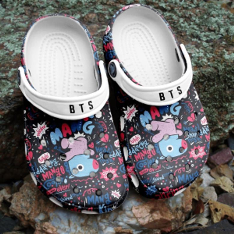 Bts Jungkook Pattern Crocband Crocs Comfortable Shoes Clogs For Men Women