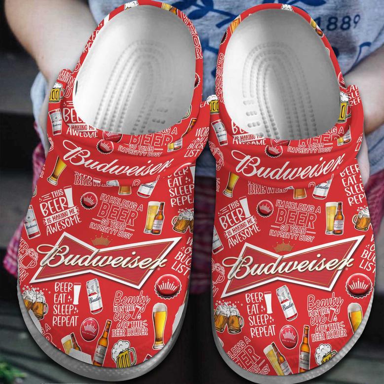 Budweiser Beer Crocs Crocband Clogs Shoes