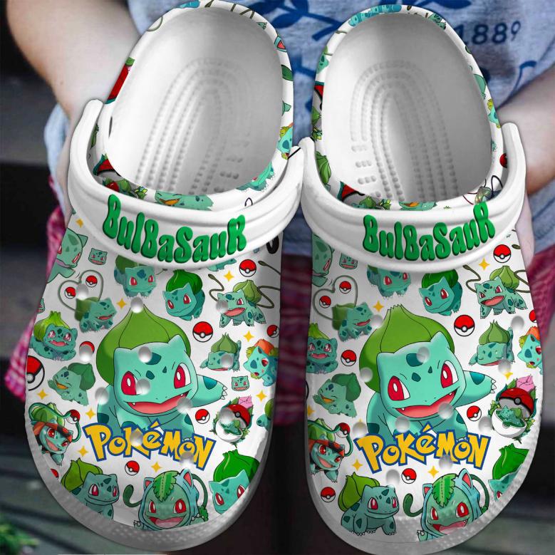 Bulbasaur Pokemon Cartoon Crocs Crocband Clogs Shoes