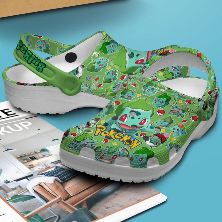 Bulbasaur Pokemon Cartoon Crocs Crocband Clogs Shoes