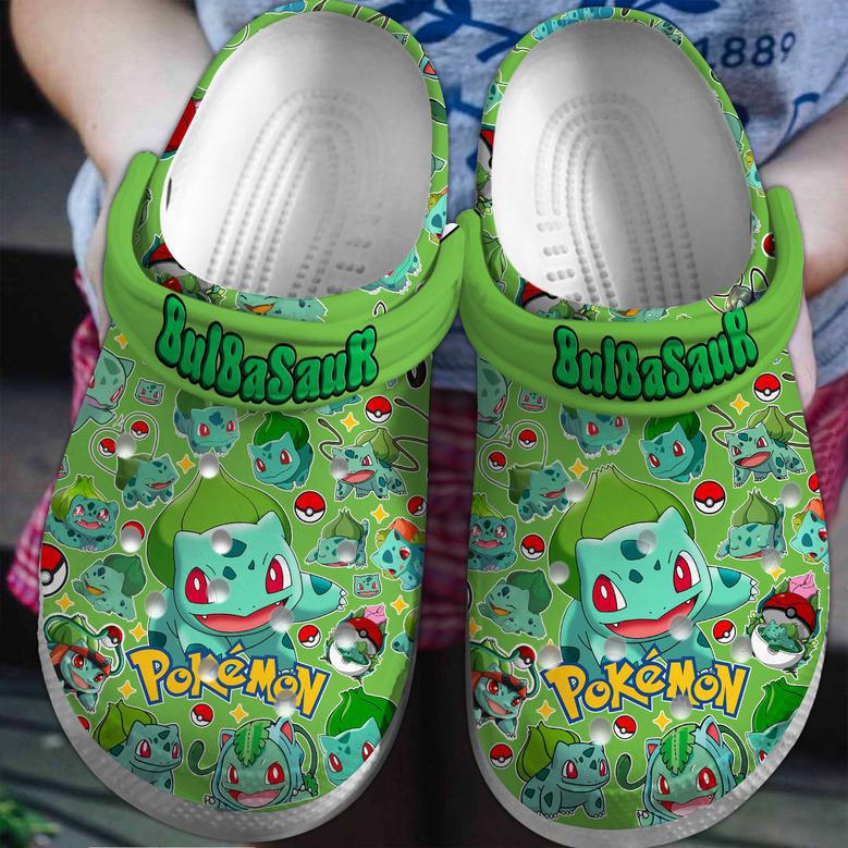 Bulbasaur Pokemon Cartoon Crocs Crocband Clogs Shoes