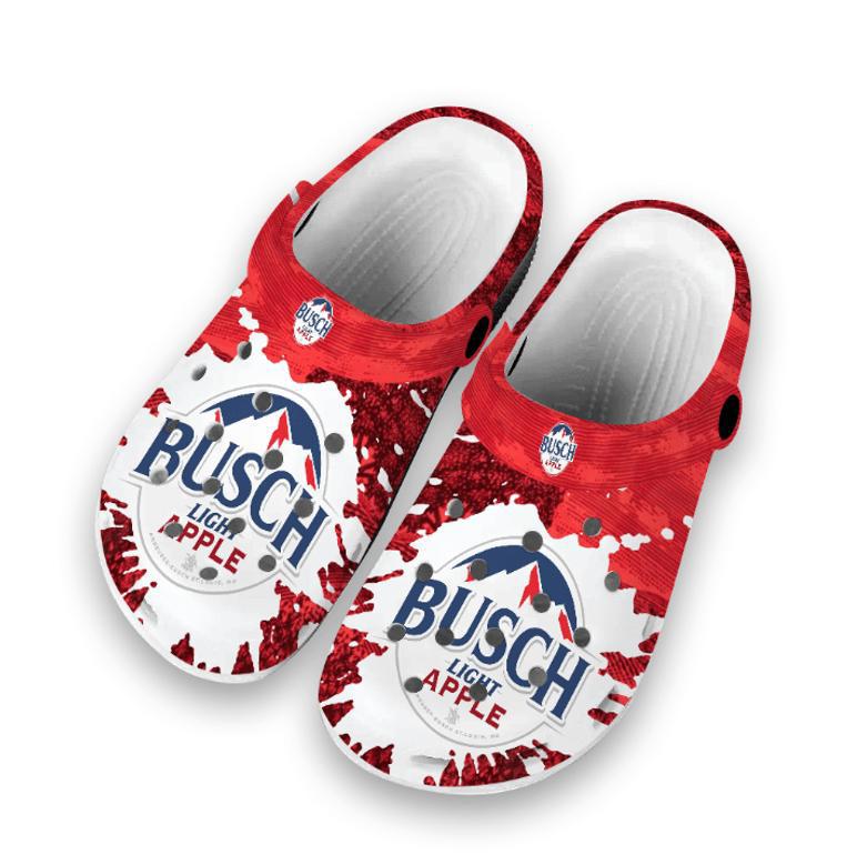 Busch Light Apple Beer Crocband Clog Shoes