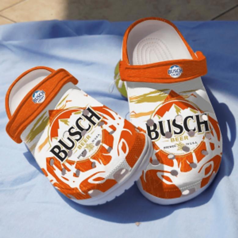 Busch Light Beer Adults Crocband Crocs Clogs Comfortable Shoes For Men Women