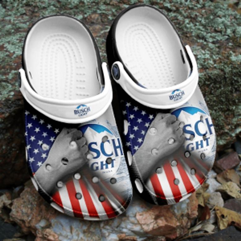 Busch Light Beer Adults Crocs Crocband Clogs Comfortable Shoes For Men Women