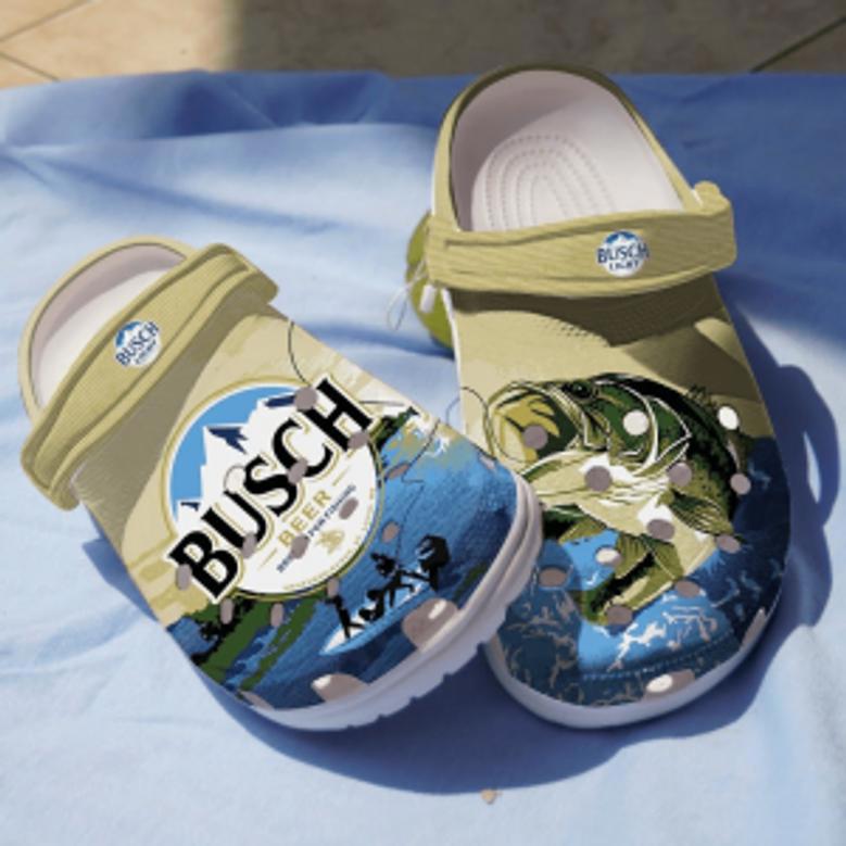 Busch Light Beer Clogs Crocband Crocs Shoes Comfortable For Men Women