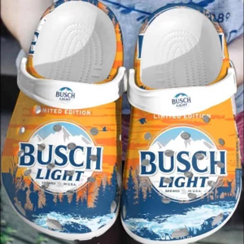 Busch Light Beer Crocband Clogs Crocs Comfortable Shoes For Men Women