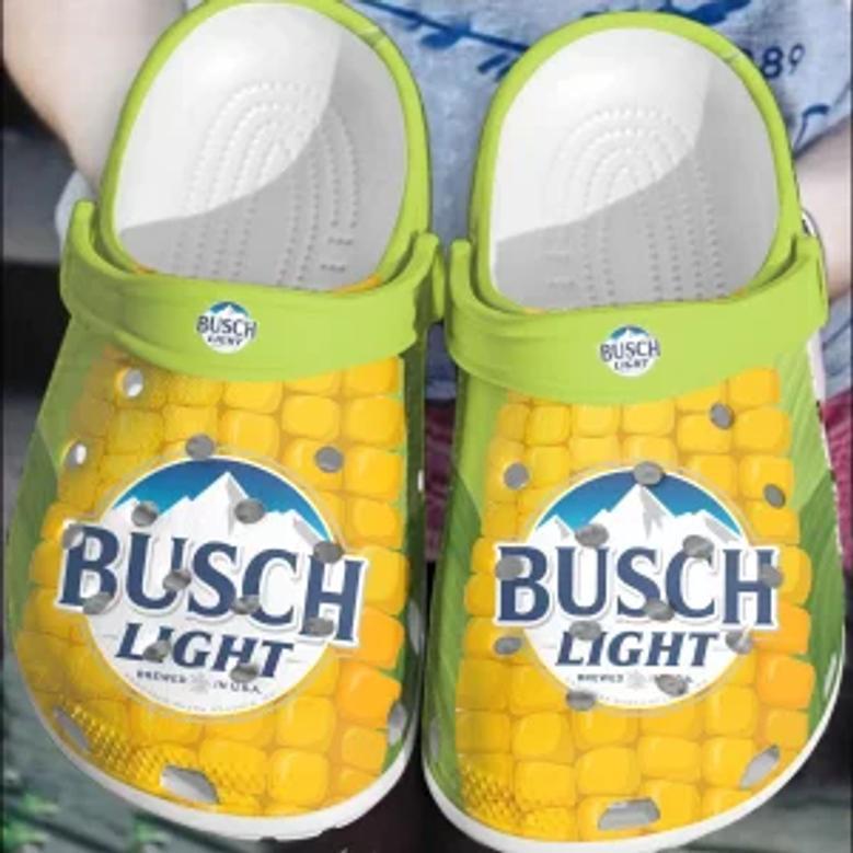 Busch Light Beer Crocs Shoes Clogs Comfortable Crocband For Men Women