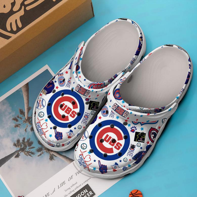 Chicago Cubs Mlb Sport Crocs Crocband Clogs Shoes For Men Women And Kids