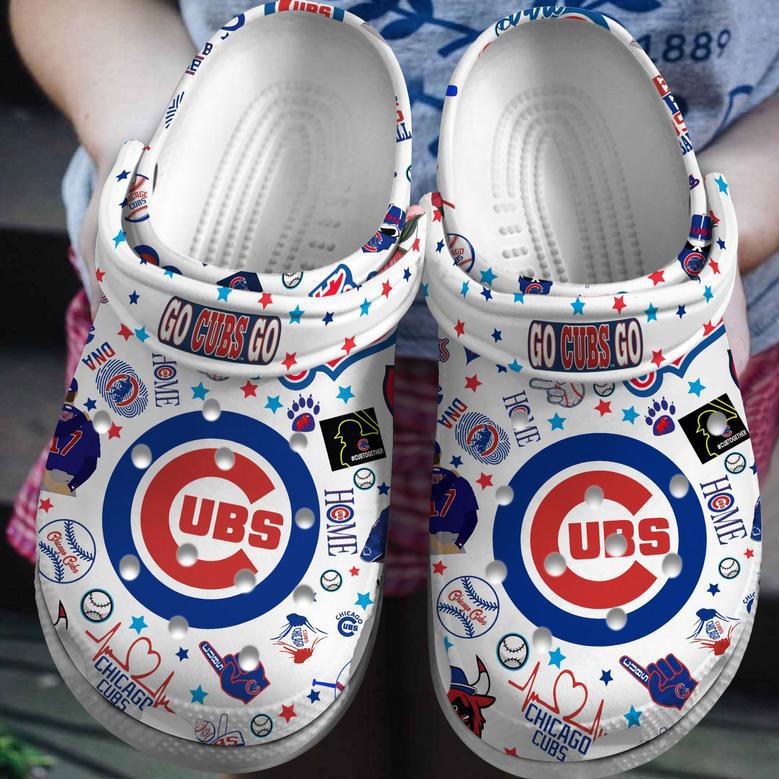 Chicago Cubs Mlb Sport Crocs Crocband Clogs Shoes For Men Women And Kids