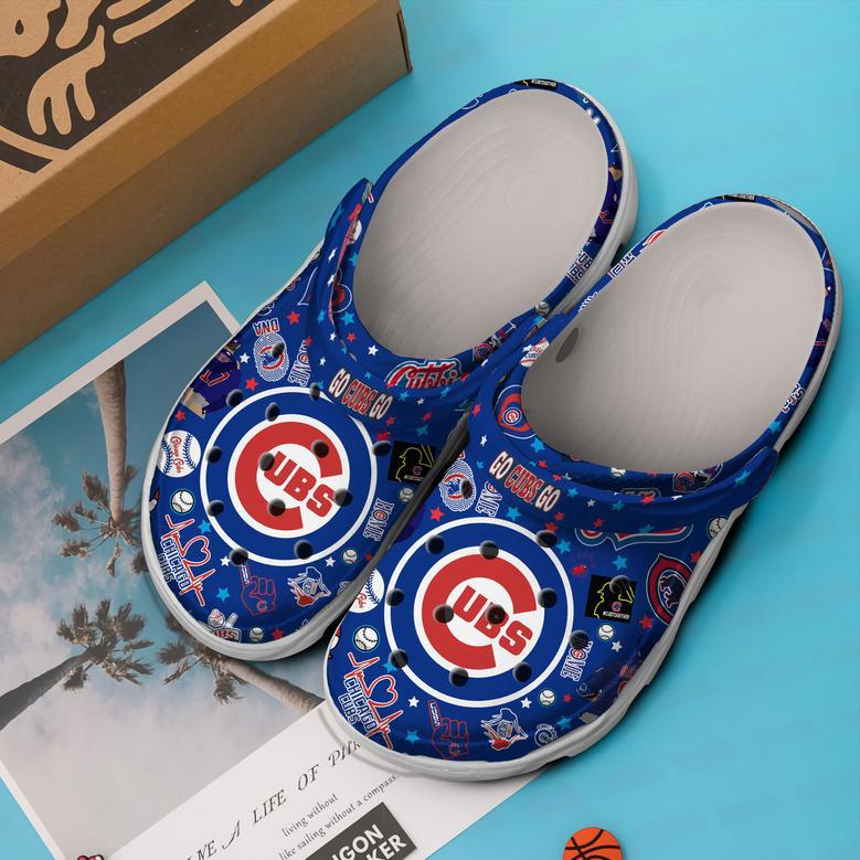 Chicago Cubs Mlb Sport Crocs Crocband Clogs Shoes For Men Women And Kids